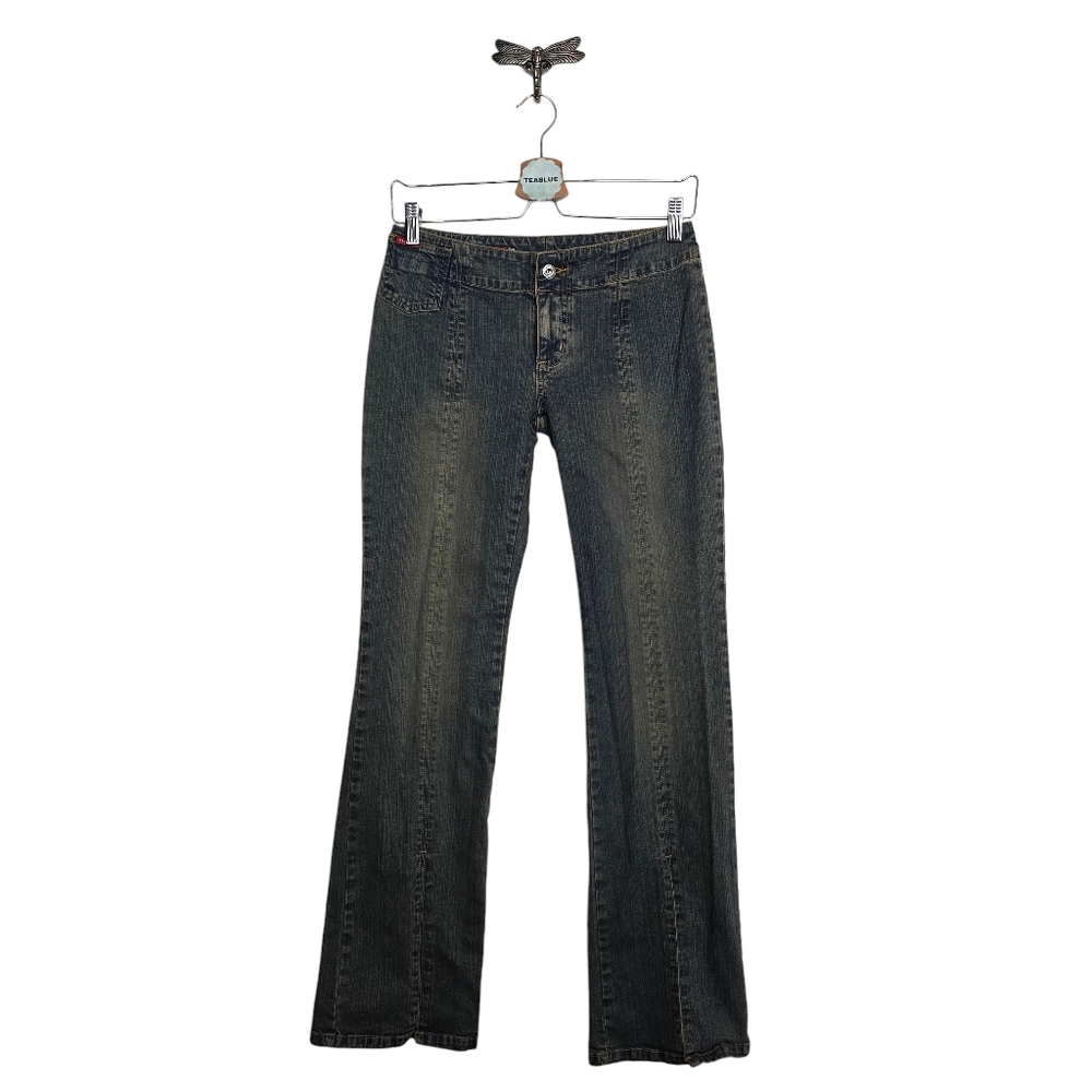 Guess Jeans 27 Y2K Front Split Hem Low Rise Jean 27